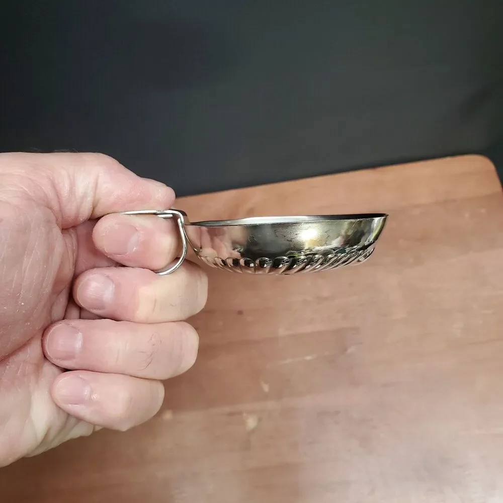 CHATEAU DE MEURSAULT Tastevin Wine Tasting Cup Stainless Steel